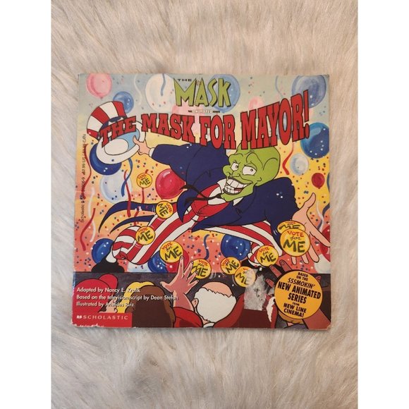 The Mask For Mayor Vintage 90s Book - Picture 1 of 4